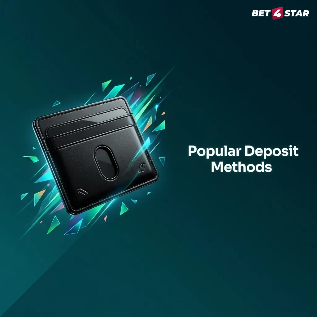 UK players' popular deposit methods at Bet4Star including Apple Pay, Visa, Mastercard, Google Pay, and bank transfers