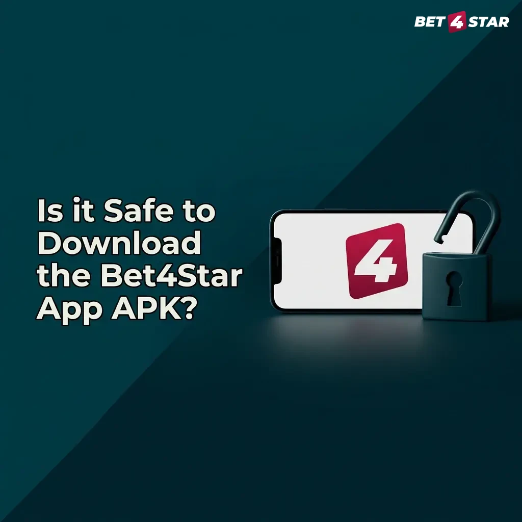 Bet4Star app APK download page showing security features including SSL encryption and UK Gambling Commission licence badge