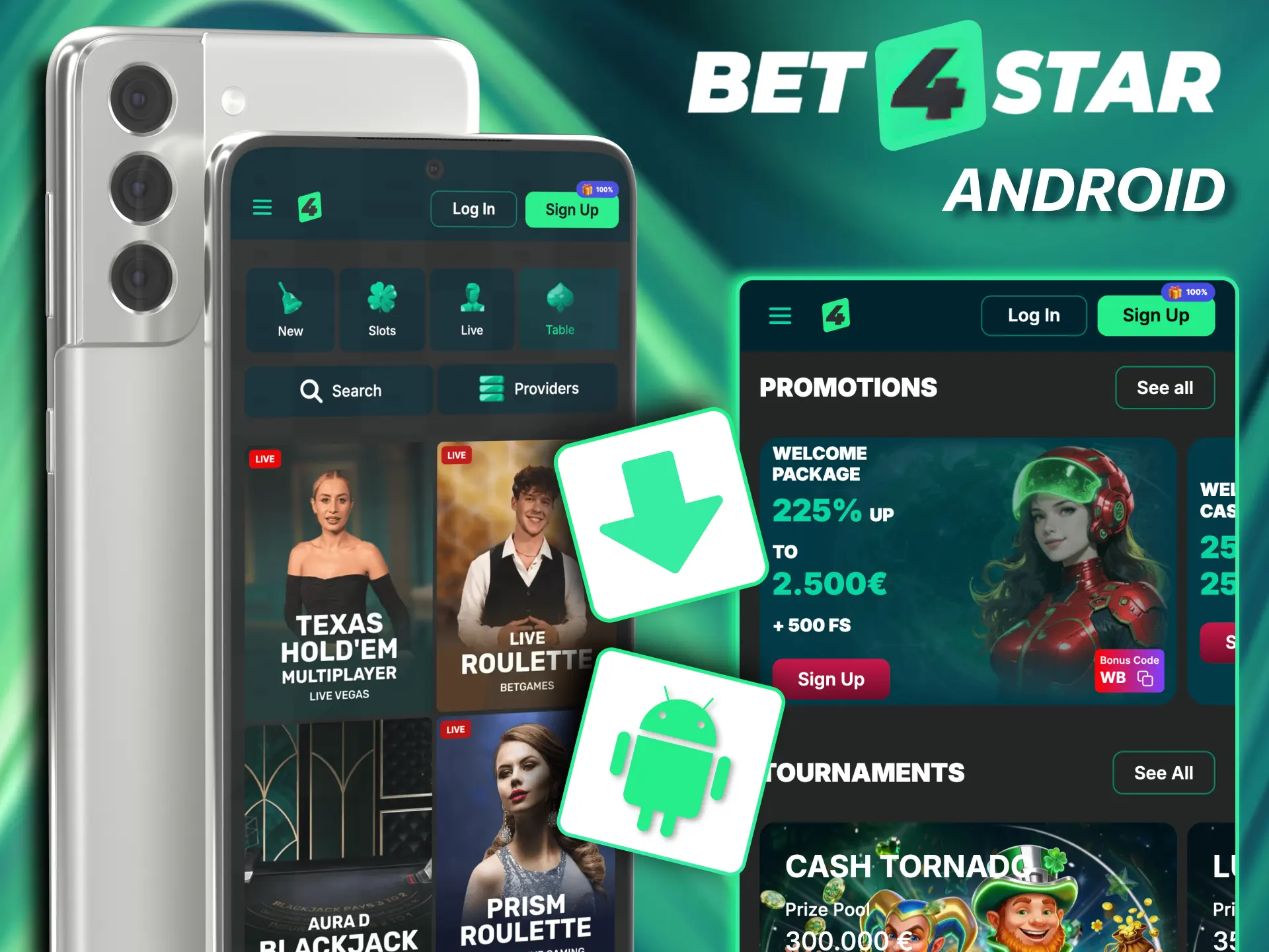Install Bet4Star APK download file, allow sources and complete setup.