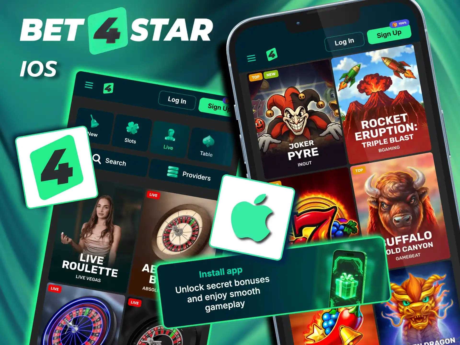 Bet4Star iOS app quick App Store download for iPhone and iPad.