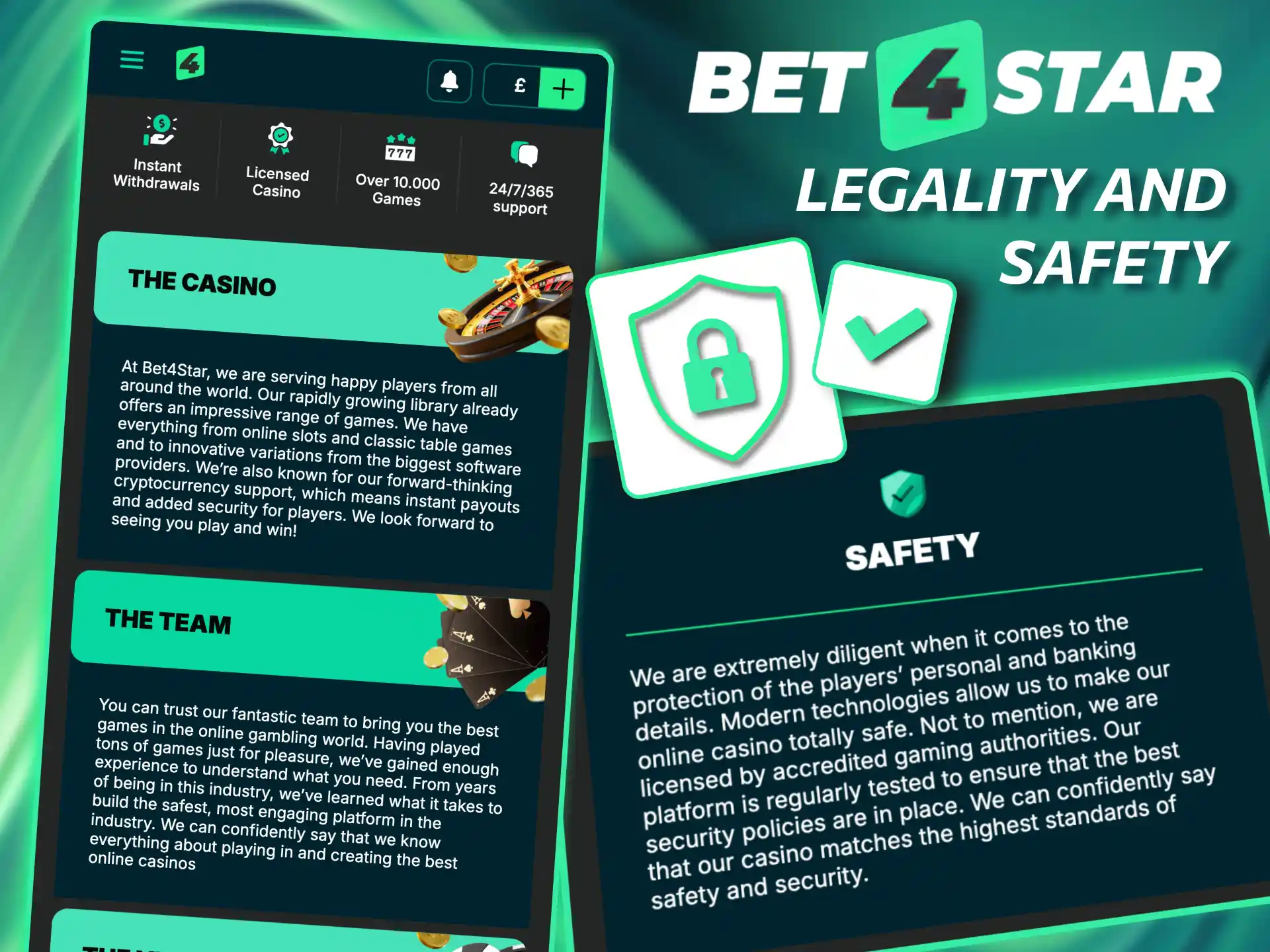 Bet4Star legality fully licensed in the UK with strict safety standards.