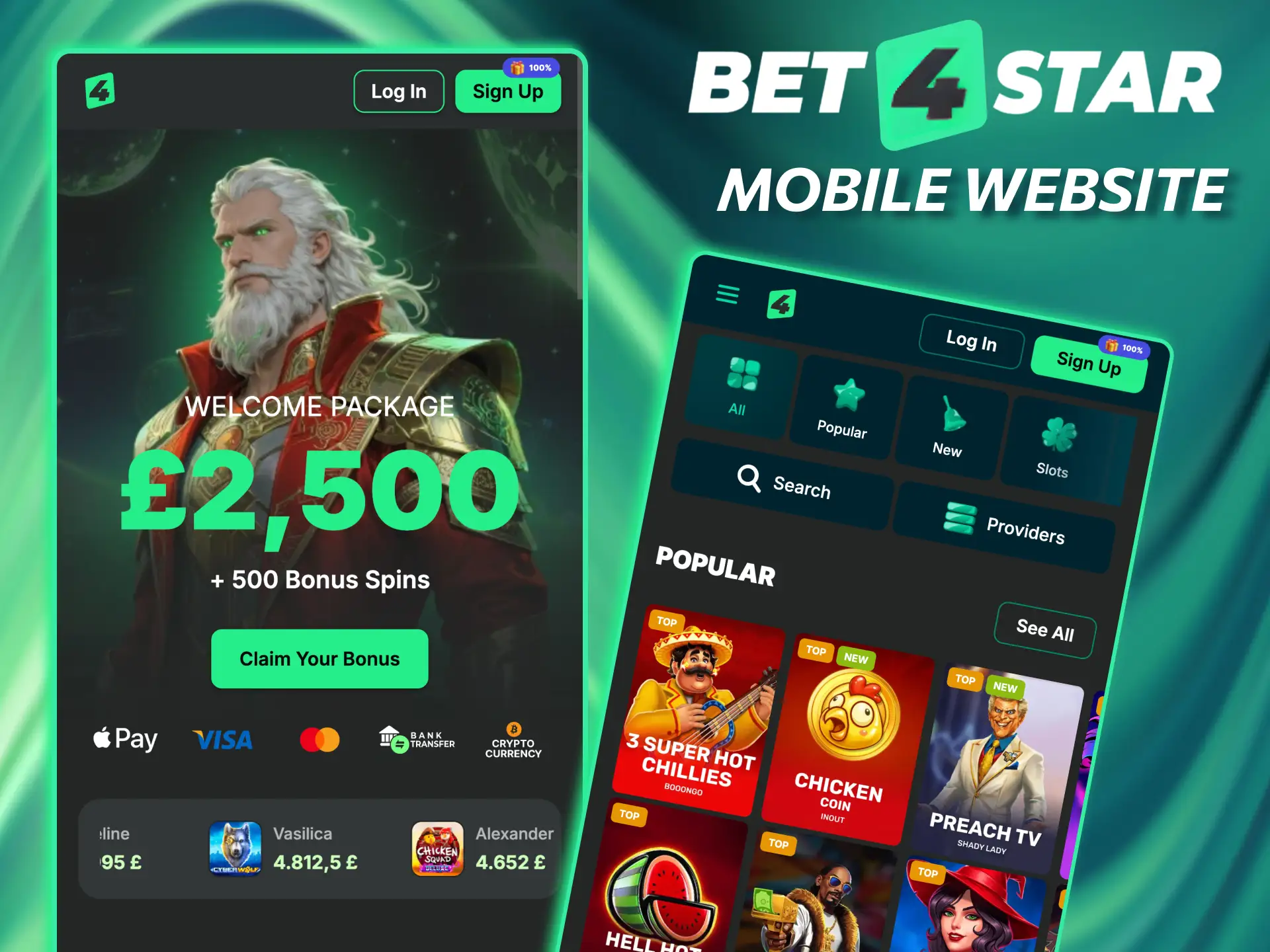 Use Bet4Star web version no download needed for full mobile gameplay.
