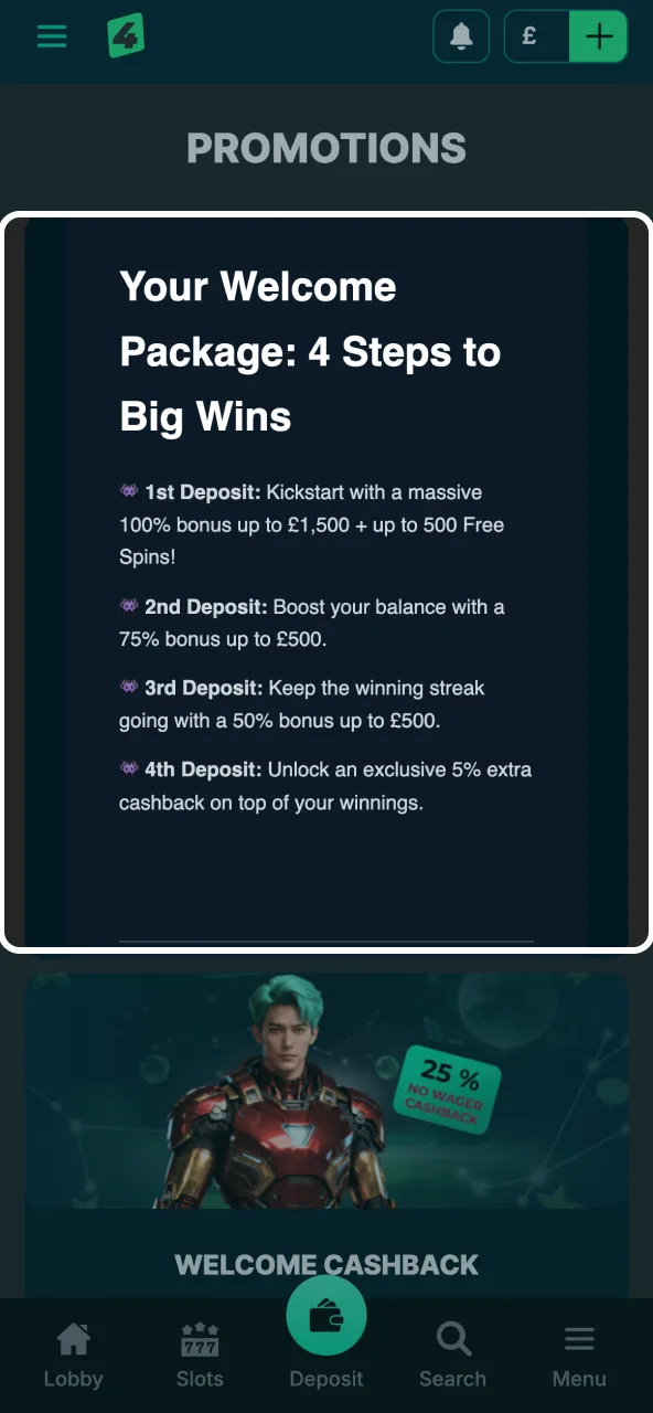 Bet4Star displays all wagering terms that apply to bonus‑generated winnings.