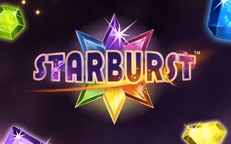 Bet4Star features Starburst with its classic arcade‑style slot design.